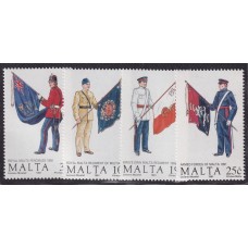 MALTA 1991 SERIE COMPLETA DE ESTAMPILLAS NUEVAS MINT UNIFORMES MILITARES